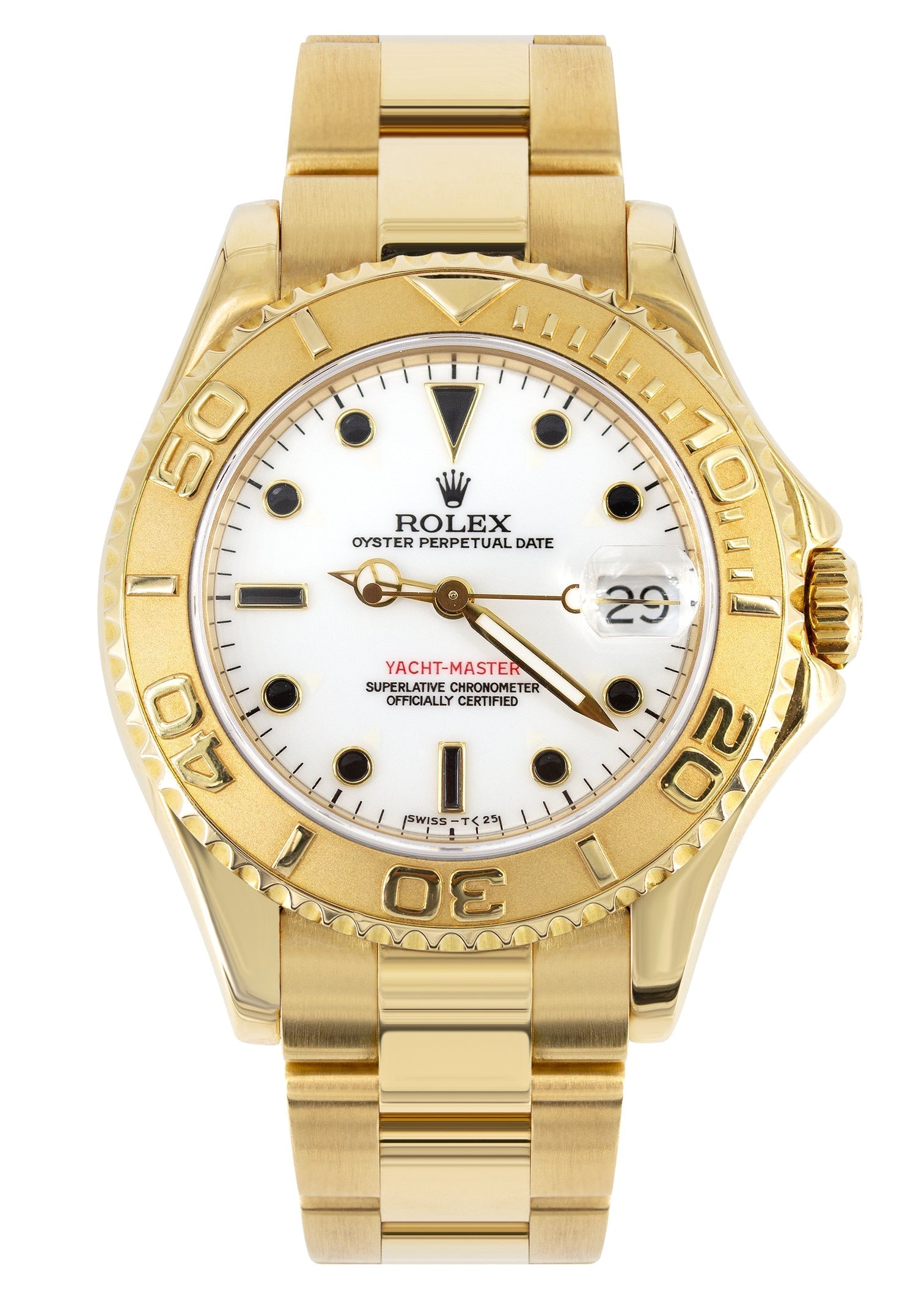 Yacht-Master 16628 – 40mm 18k Yellow Gold Luxury Sports Watch