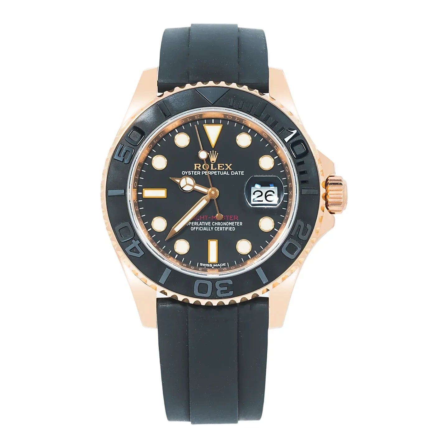 Yacht-Master 116655 – 40mm Everose Gold with Oysterflex Bracelet