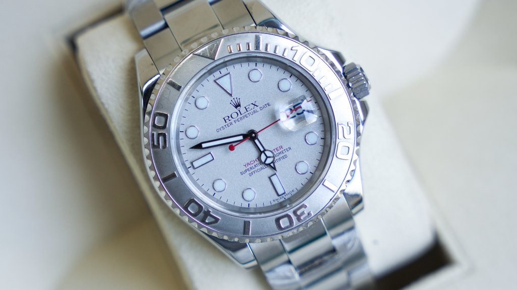 Yacht-Master 40mm – Platinum Bezel & Steel Case – Ref. 16622
