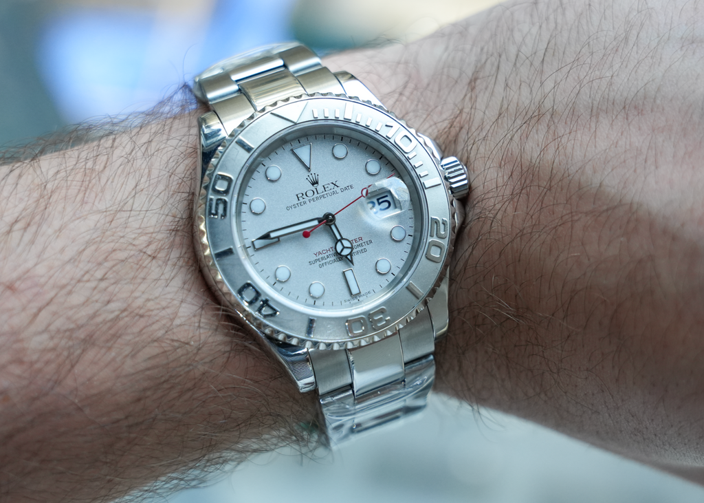 Yacht-Master 40mm – Platinum Bezel & Steel Case – Ref. 16622