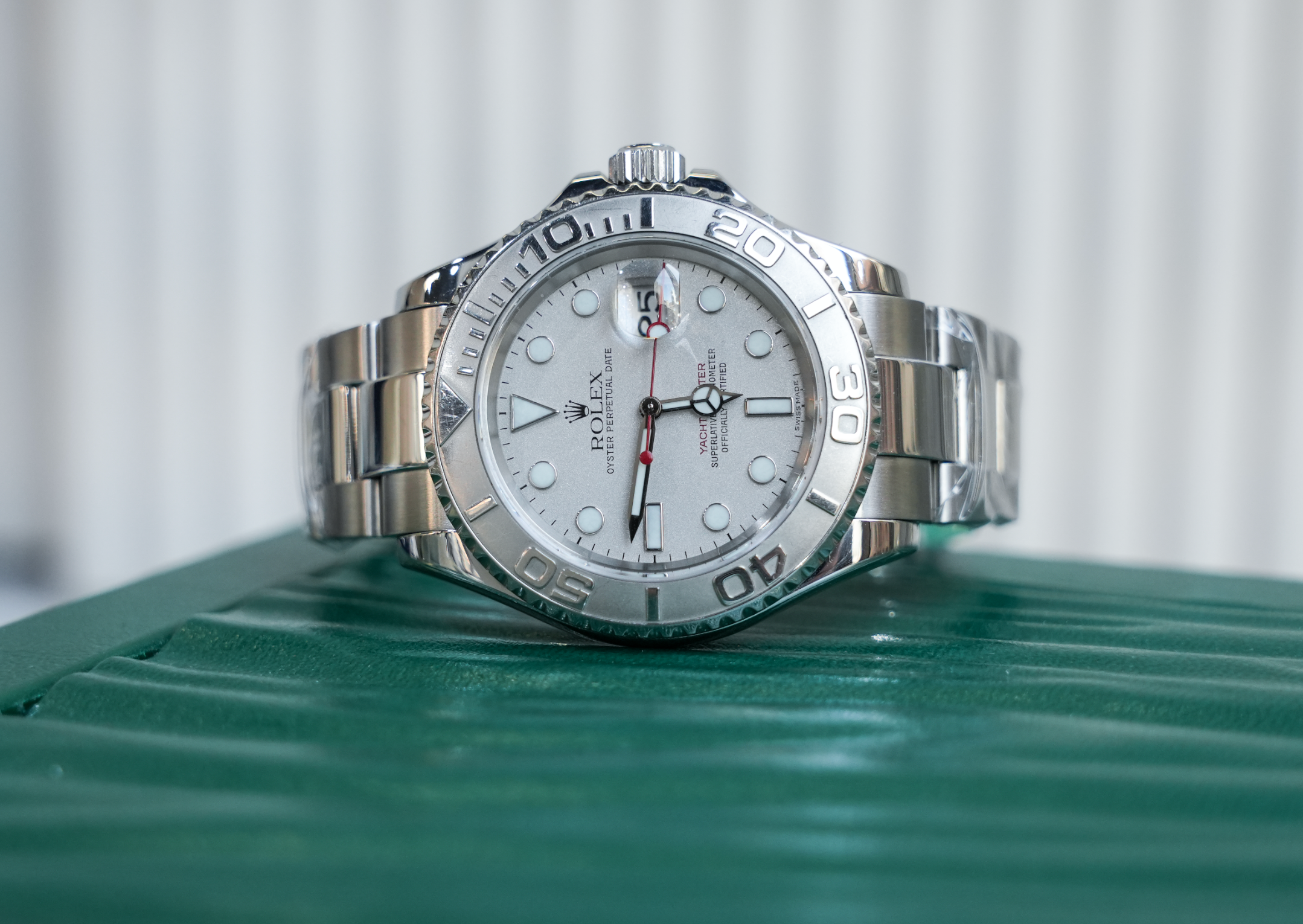 Yacht-Master 40mm – Platinum Bezel & Steel Case – Ref. 16622