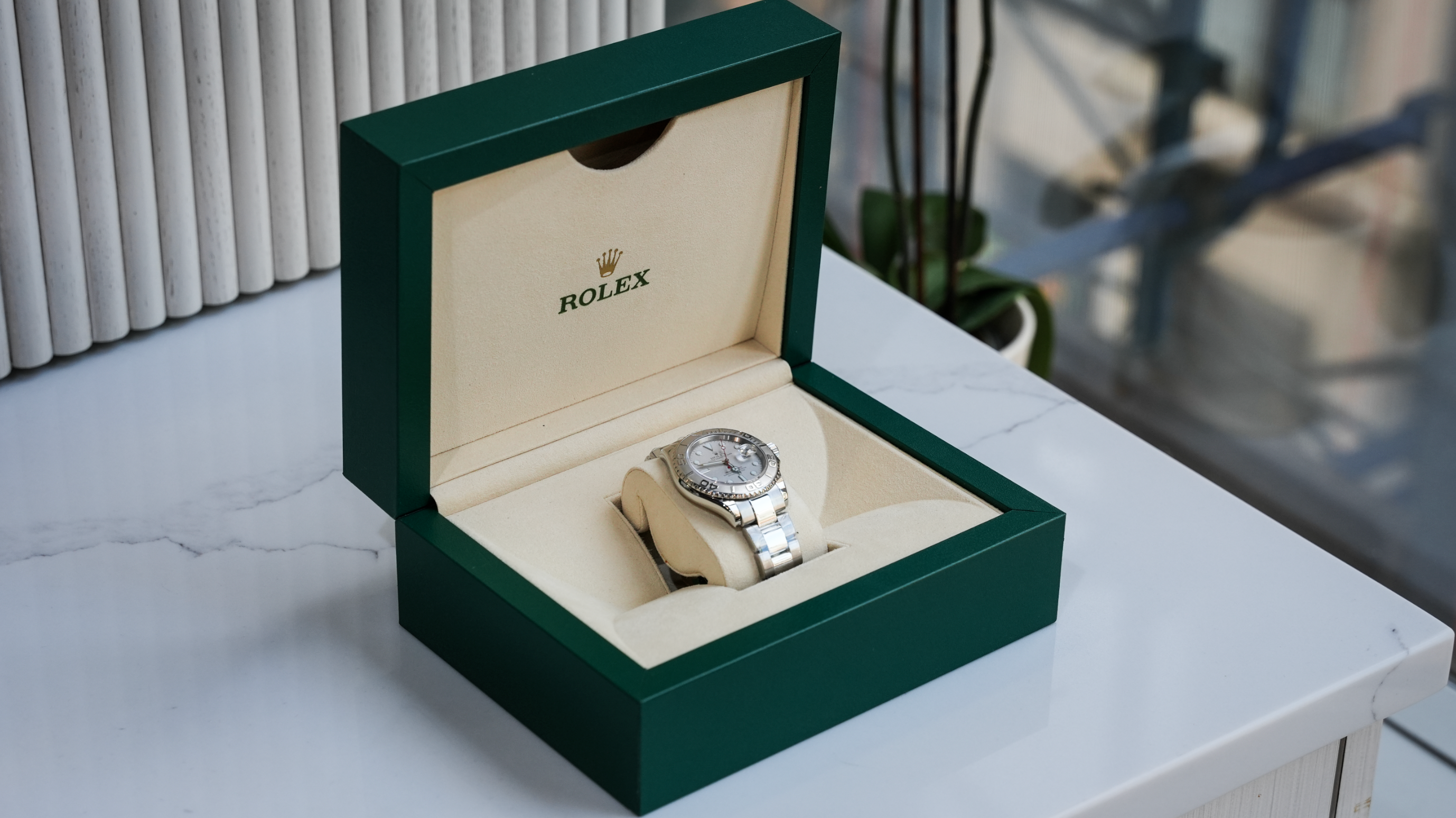 Yacht-Master 40mm – Platinum Bezel & Steel Case – Ref. 16622