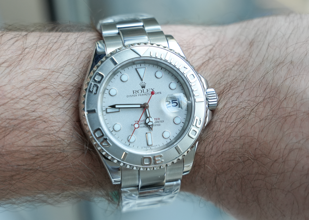 Yacht-Master 40mm – Platinum Bezel & Steel Case – Ref. 16622
