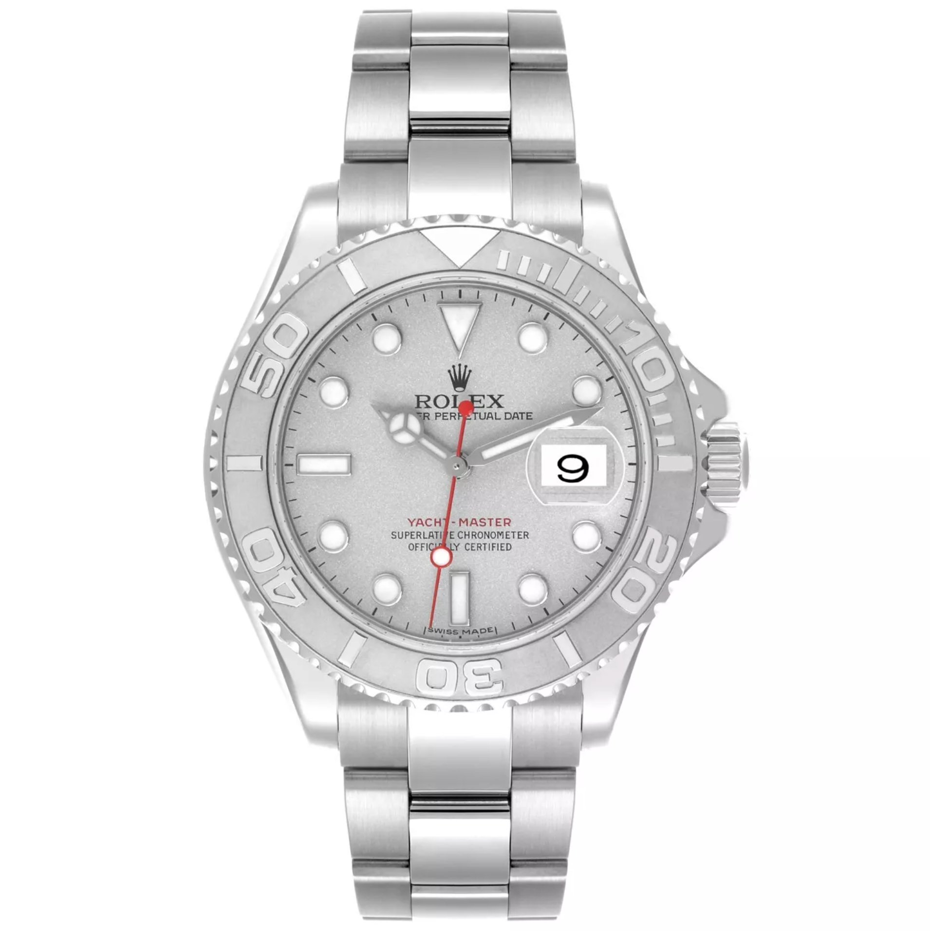 Yacht-Master 40mm – Platinum Bezel & Steel Case – Ref. 16622
