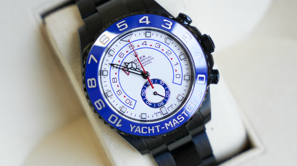 Yacht-Master II 44mm White Dial – Black PVD Coated Stainless Steel – Ref. 116680