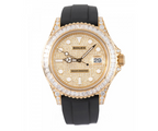 Yacht-Master 42 – Yellow Gold with Baguette Diamond Bezel & Pave Diamond Dial | Ref. 226668TBR