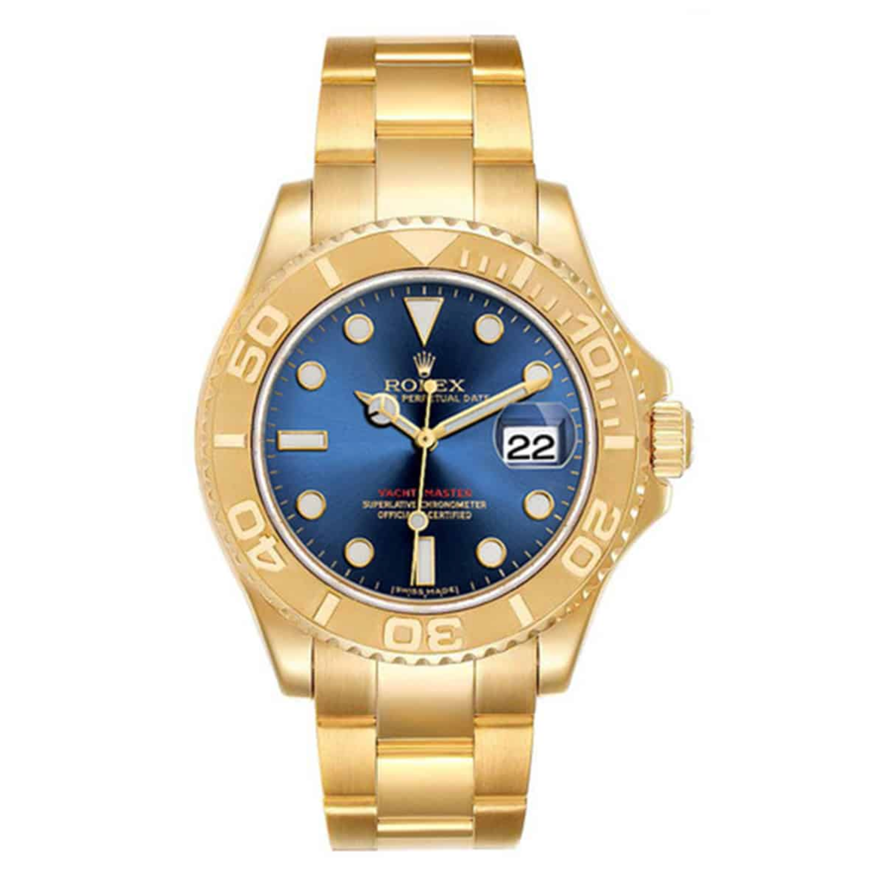 Yacht-Master 40mm Blue Dial 18K Yellow Gold – Ref. 16628