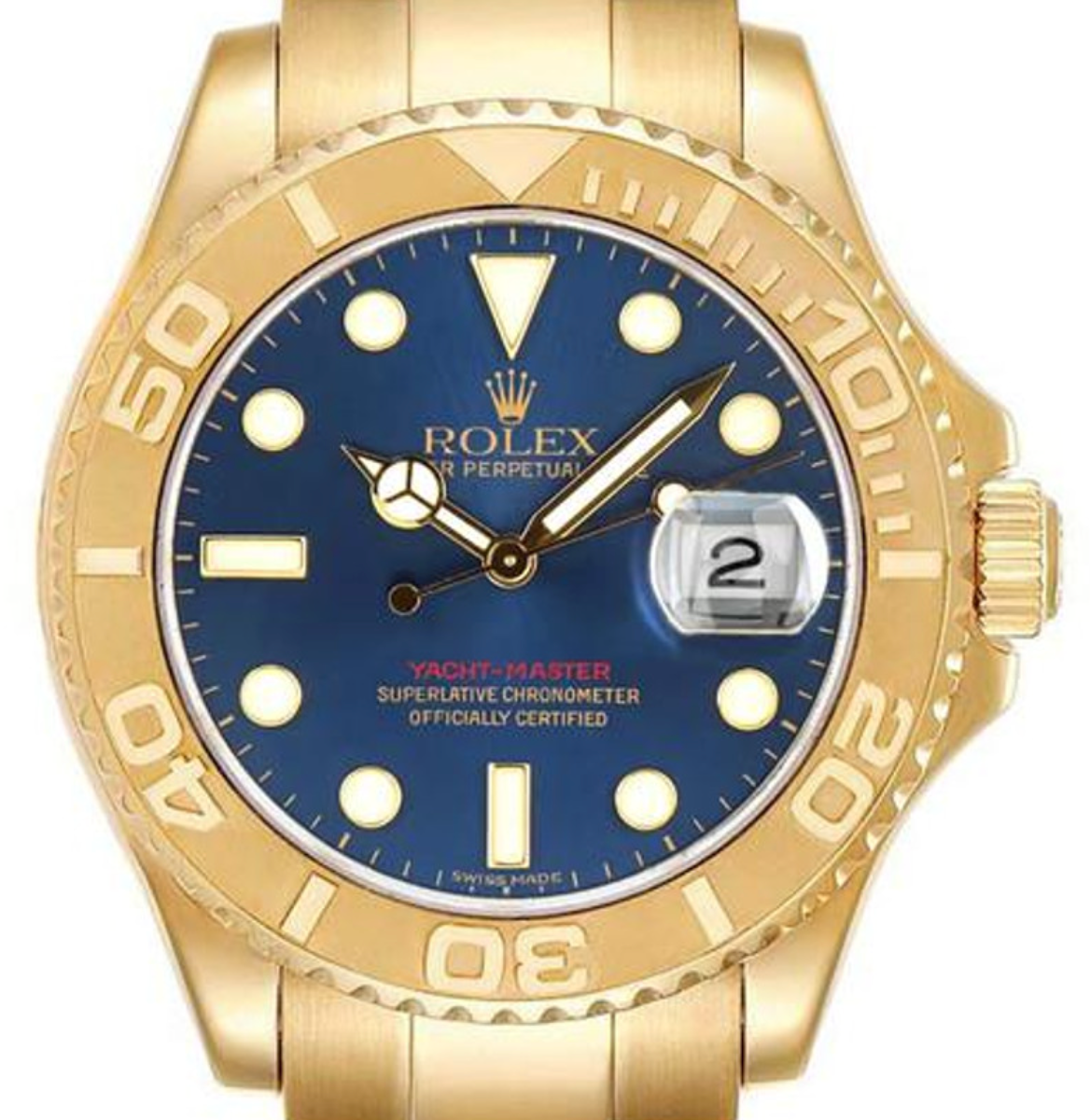 Yacht-Master 40mm Blue Dial 18K Yellow Gold – Ref. 16628