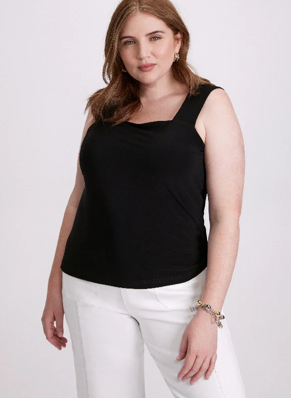 Women's Clothing Outfit Set Joseph Ribkoff - Square Neck Tank Top