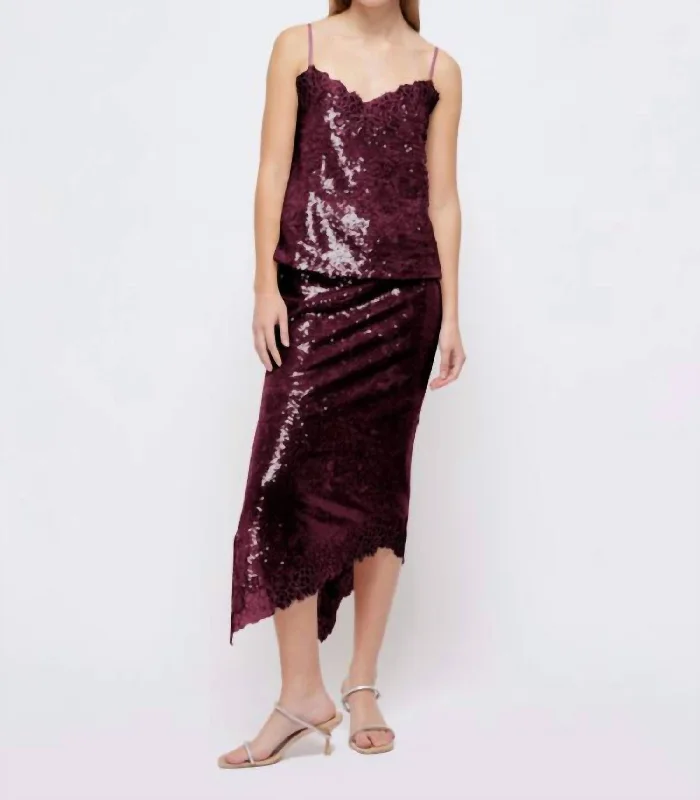 Women's Clothing Apparel Arlene Camisole In Mangosteen