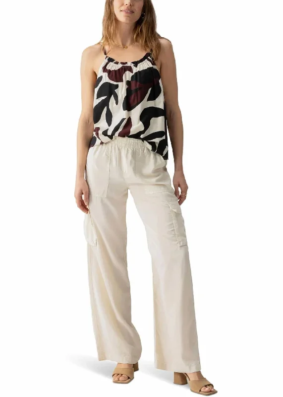 Women's Casual Attire Swing Camisole In Light Mineral