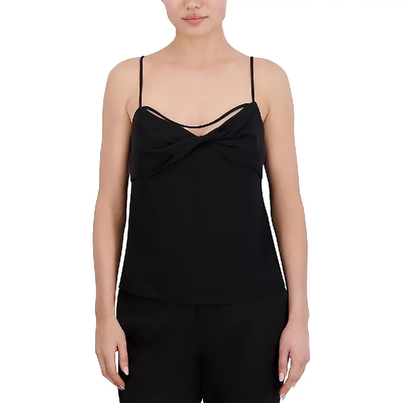 Sophisticated Women's Fashion Womens Drapey Cowl Neck Cami